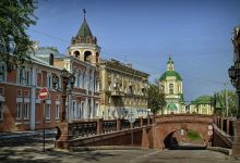Каменный мост в г. Воронеж, памятник архитектуры XIX века.